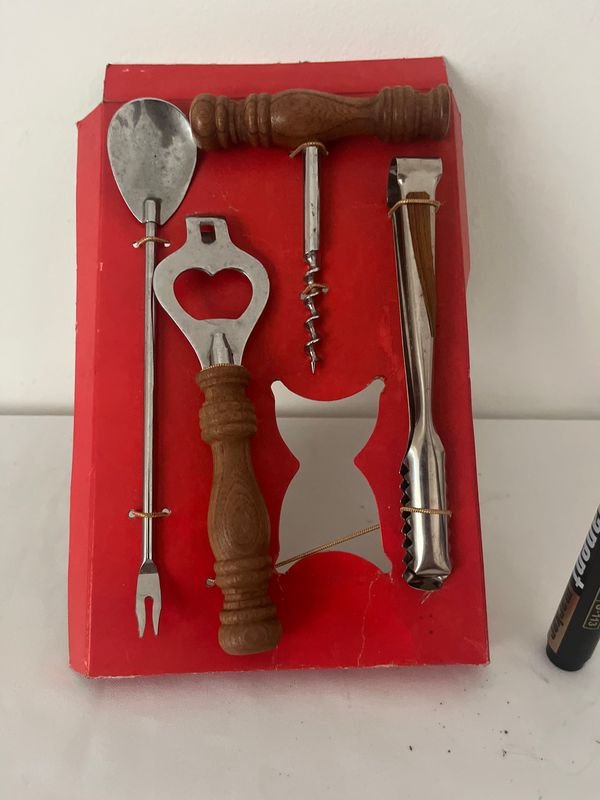 Juego de Accesorios para Barman de 4 Piezas