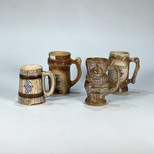 Lote de 4 jarras de cerámica para cerveza, Semana de Lavalleja 1981 - imagen 5