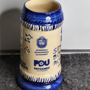 Jarra Cerámica "Semana de la Cerveza Paysandú" 59 Edición y Homenaje a Aníbal Sampayo - imagen 4