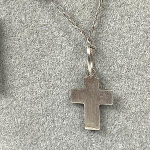 Cadena de Plata con Cruz - 48 cm - imagen 4