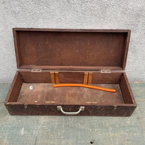 Caja de Herramientas Antigua de Madera - imagen 2