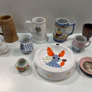 Lote de Vasijas, Jarras y Adornos de Porcelana y Cerámica - imagen 3