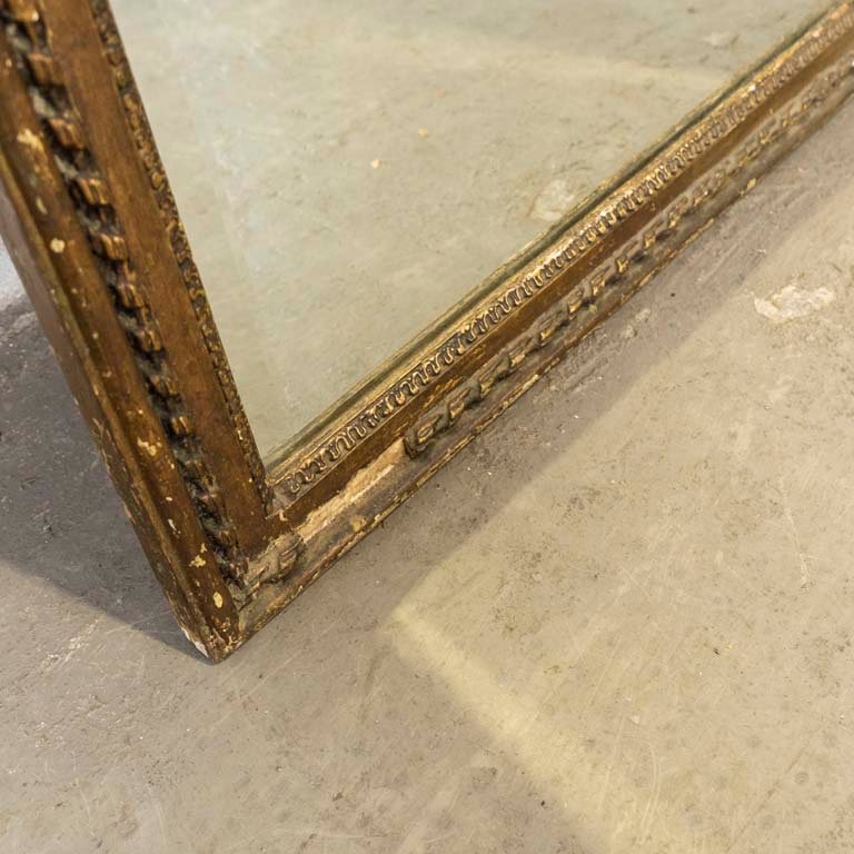Espejo Luis XVI en venta: biselado y dorado con pintura al oleo - imagen 3