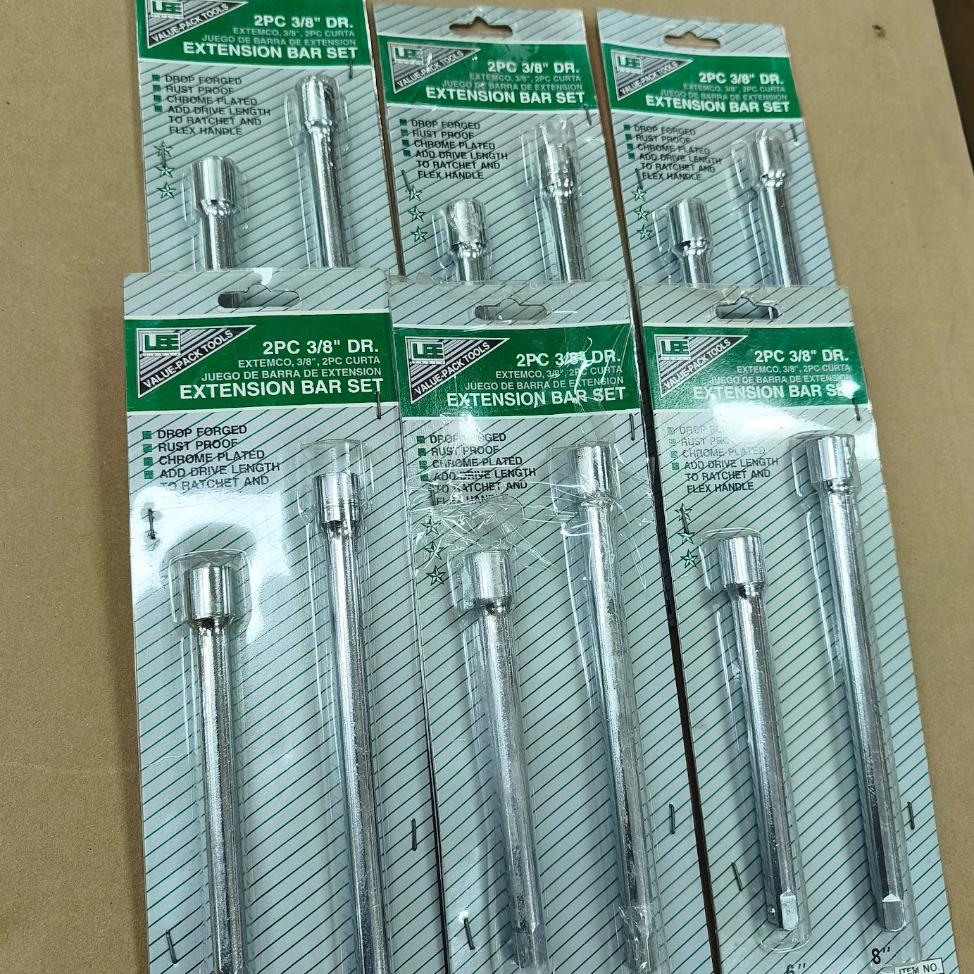 Juego de Extensiones para Llaves de Tubo Lee 2 Piezas 3/8"
