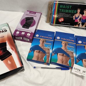 Lote de 6 Artículos Ortopédicos: Rodilleras, Faja y Hombreras Nuevos en Caja - imagen 2