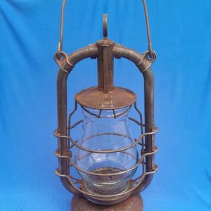 Antiguo Farol a Queroseno Alemán Feuerhand "Nr. 201" - imagen 2
