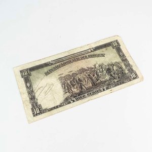 Billete de 10 Pesos Uruguayos Ley 14 de Agosto de 1935 - imagen 2