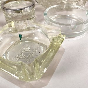 Lote de 7 Ceniceros de Cristal y Vidrio Vintage - imagen 4