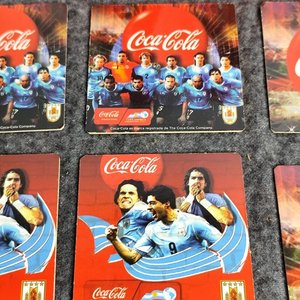Set de 2 Utensilios Coca-Cola y 6 Posavasos Copa América 2011 - imagen 2