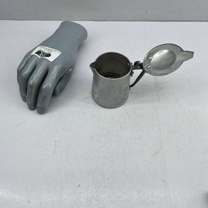 Lechera Antigua de Aluminio con Tapa - imagen 3