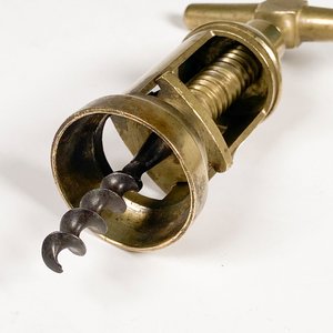 Sacacorchos Antiguo Italiano "La Vespa" de Bronce - imagen 5