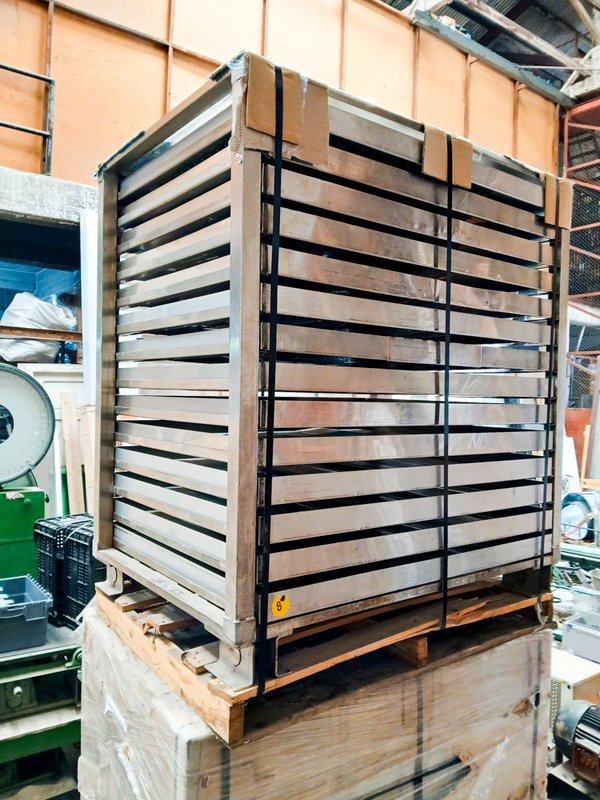 Carro acero inox para autoclave: Equipamiento de laboratorio - imagen 1