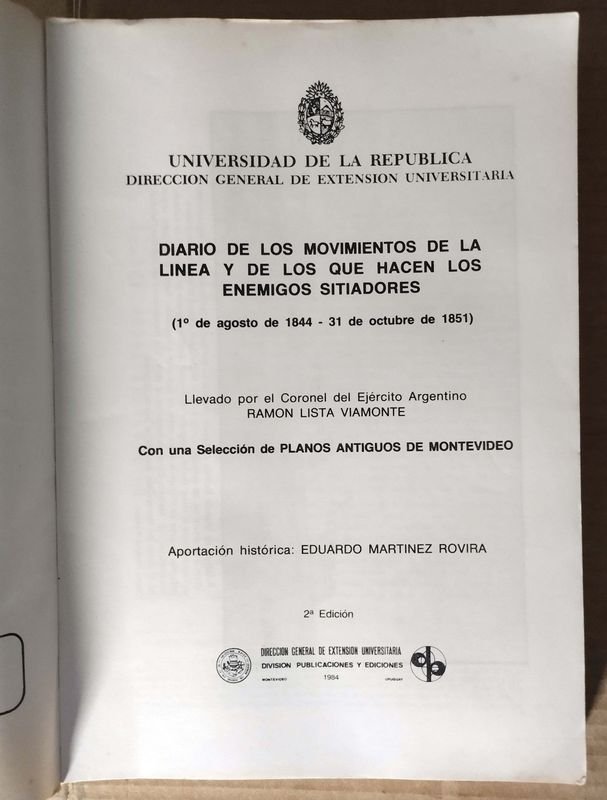 Diario De La Guerra Grande (1844 – 1851) - Libro Histórico - imagen 5