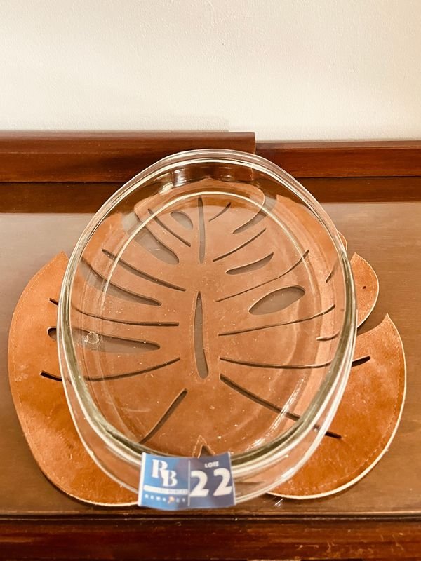 Fuente Oval de Vidrio Transparente King Glass - imagen 1