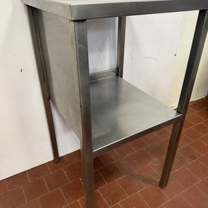 Mesada de Acero Inoxidable con Estante Inferior - 120x65x66 cm - imagen 2