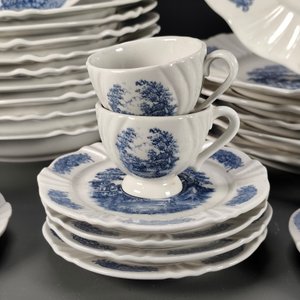 Conjunto de Porcelana Brasilera con Diseño Azul: 26 Piezas - imagen 6