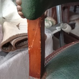 Juego de Comedor Francés: Mesa Extensible y 6 Sillas Tapizadas en Neoskai - imagen 14