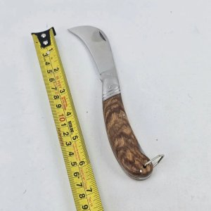 Navaja Plegable con Mango de Madera y Aro Metálico - imagen 4