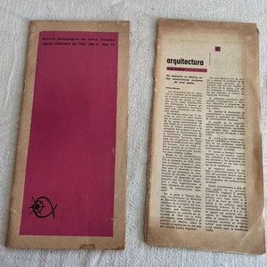 Lote anterior: Boletín de Artes Visuales y Arquitectura de Colección