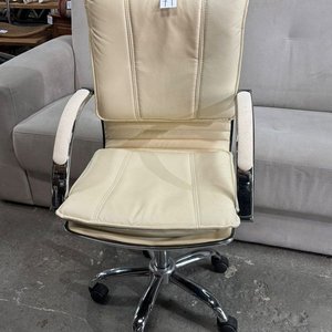 Silla de Escritorio Giratoria Blanca con Brazos - imagen 1