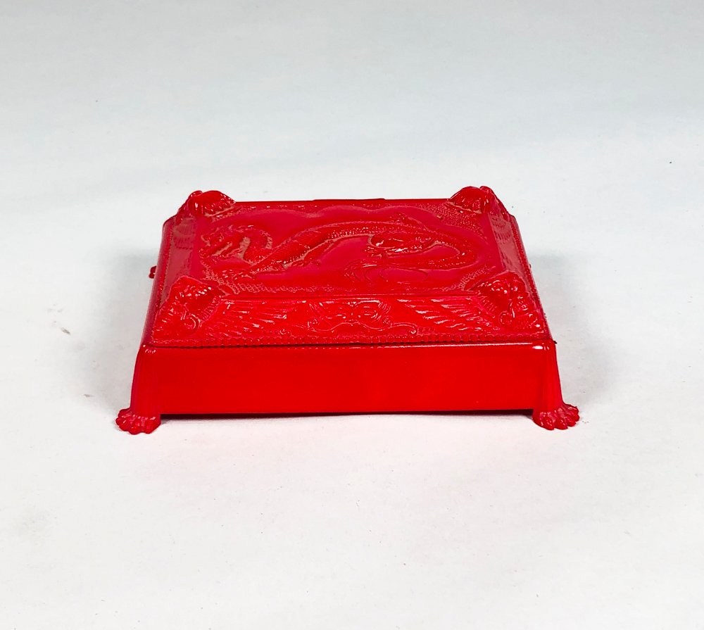 Alhajero en acrilico oriental tallado, color rojo - imagen 2