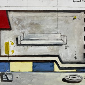 Lote siguiente: Oleo sobre Tela "Salón" de Leonardo Aguirre Di Matteo - 44 x 54 cm