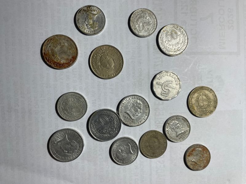 Monedas de Aluminio de Uruguay - Varios Años y Valores