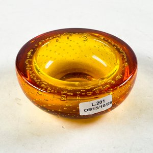Lote anterior: Cenicero de Murano Ámbar con Burbujas - 10 cm