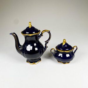 Dos piezas de porcelana Bavaria, tetera y azucarero - imagen 1