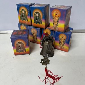 Lote de 10 Campanas Decorativas de Metal con Caja - imagen 4