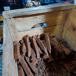 30 Clavos de Ferrocarril Antiguos - imagen 2