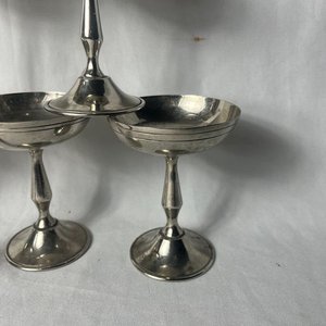 Juego de 6 Copas de Platina Estilo Vintage - imagen 7
