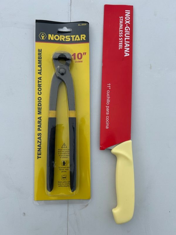 Cuchilla de 11" y tenaza, nuevas - Análisis detallado - imagen 2