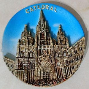Lote anterior: Platillo Decorativo Cerámica Catedral Barcelona Fachada Gótica