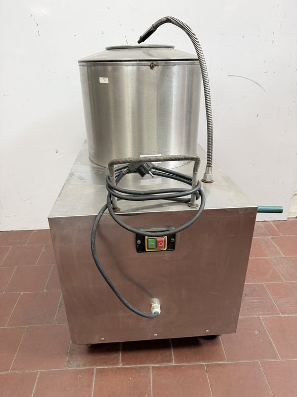 Peladora Industrial de Papas en Acero Inoxidable con Ruedas - imagen 1