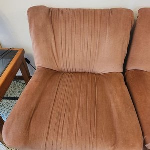 Módulo de sillón individual tapizado rosa - imagen 2
