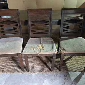 Juego de Comedor Moderno: Mesa de Madera y 6 Sillas - imagen 2