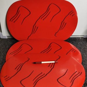 Lote siguiente: Set de 3 Individuales Coca-Cola Rojos