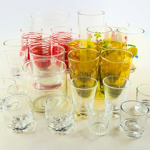 Lote de Vasos: Hielera, Florales y Ámbar - imagen 3