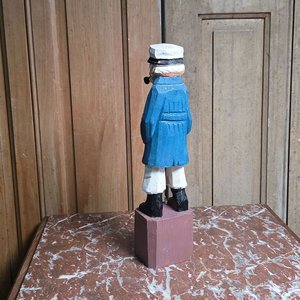 Figura Decorativa Capitán Marinero con Pipa en Pasta, 30 cm - imagen 3