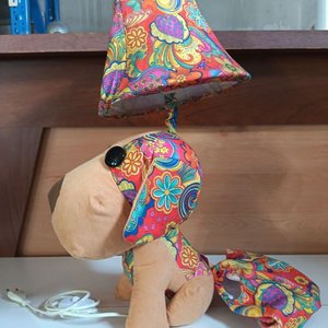 Lámpara de Perrito Infantil con Pantalla Estampada - imagen 2