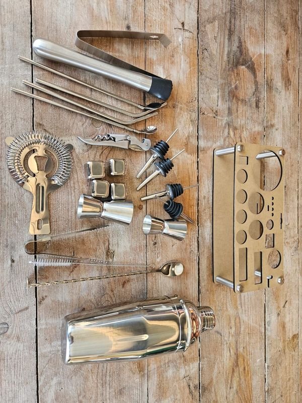 Conjunto de herramientas para preparar cócteles - imagen 7