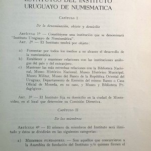 Publicaciones del Instituto Uruguayo de Numismática: La Medalla y Estatutos (1956) - imagen 5