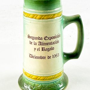 Jarra de Cerveza "Monograma Norteña" "Alemania" - Segunda Exposición Alimentación 1983 - imagen 2