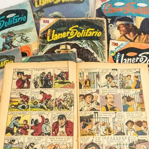 11 revistas comic`s El llanero solitario de editorial Novaro, 2 tamaño aguila. - imagen 2