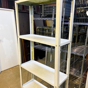 Estantería Metálica Blanca de Cinco Estantes - imagen 4