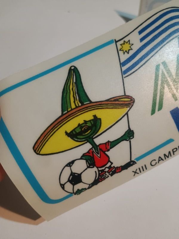 Pegatina para vidrio interno mundial México 86 - Accesorio de coleccion - imagen 3
