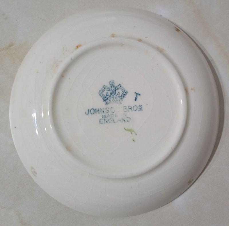 Platillo de Porcelana INGLESA Johnson Bros. Con escena de casería (del Zorro). - imagen 3