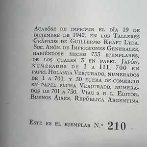 Poesías de Garcilaso de la Vega (1942) - Edición Limitada N° 210 de 700 - imagen 3