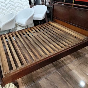 Cama 2 Plazas Estilo Inglés Madera Maciza Desarmable - imagen 2